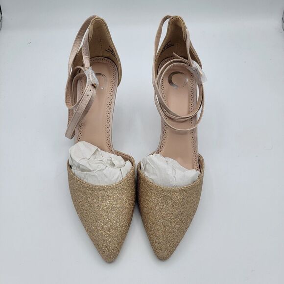 Journee Collection Women's Kalani Faux Suede Dress Heels Evening Women's Size 8 - Picture 1 of 7